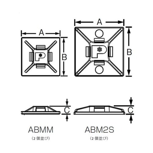 ABMMATD マウントベース 500個
