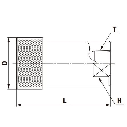 HSPカプラ(ソケット)特殊鋼(ニッケル