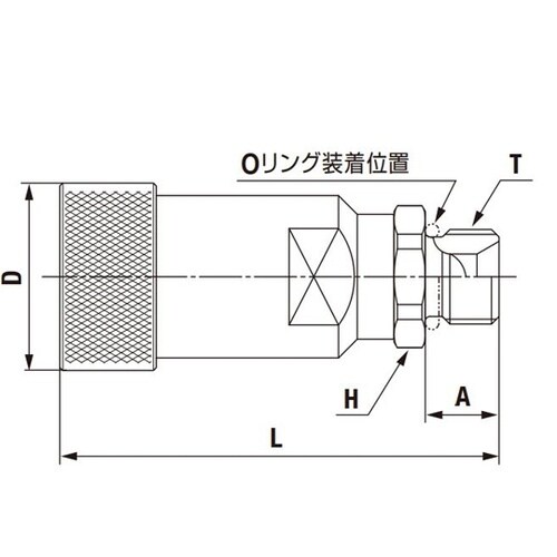 HSPカプラ(ソケット)特殊鋼(ニッケル