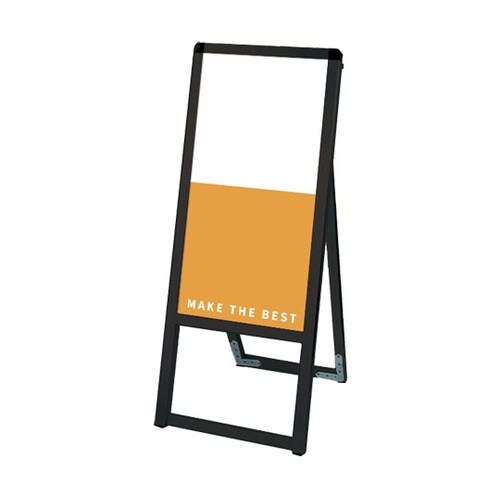 ブラックバリウススタンド看板 アルミ複合