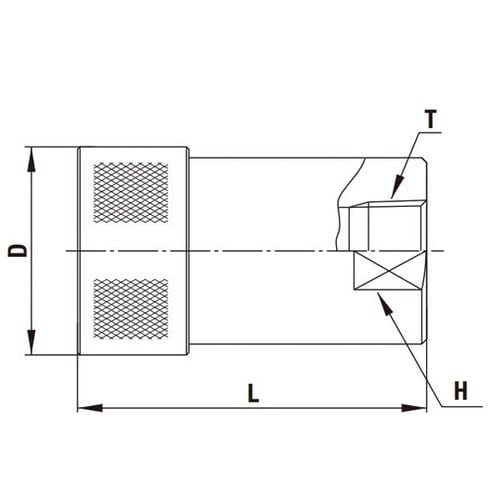 ハイパーHSPカプラ(ソケット)特殊鋼(