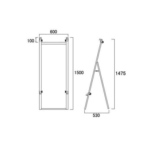 アルミニューイーゼル L B1パネルセッ