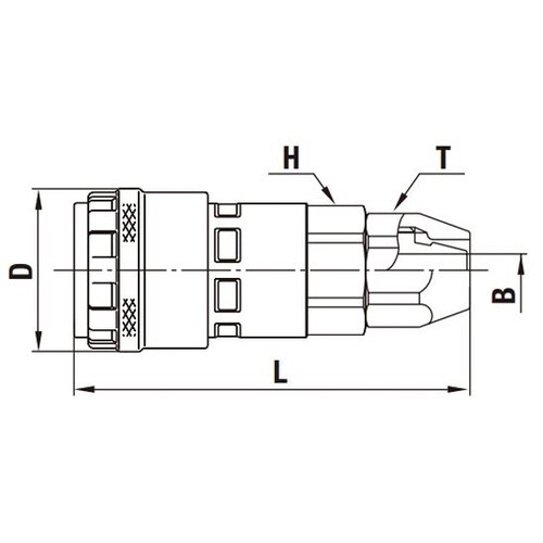 ナットカプラ200(ソケット)鋼鉄(クロ