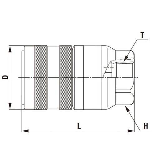 FFカプラ(ソケット)特殊鋼(無電解ニッ