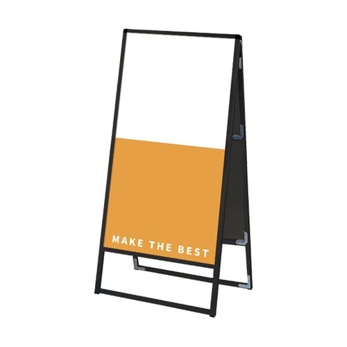 ブラックバリウススタンド看板 アルミ複合