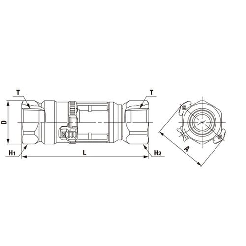 フローモニター(水用)真ちゅう FKM
