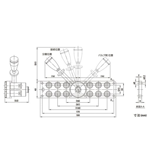 マルチカプラMAM型(ソケット)12ポー