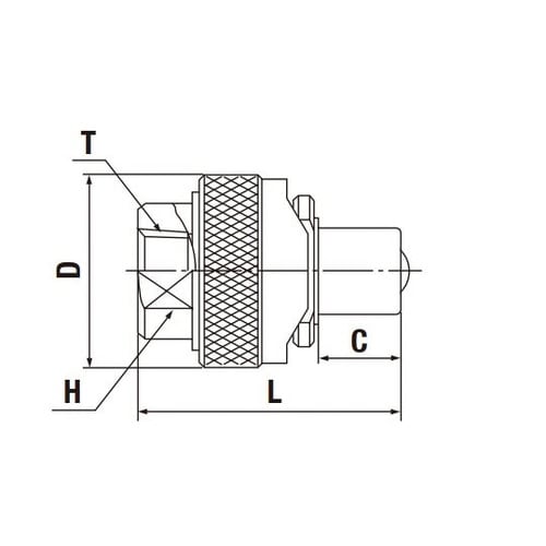 700Rカプラ(プラグ)特殊鋼(ニッケル