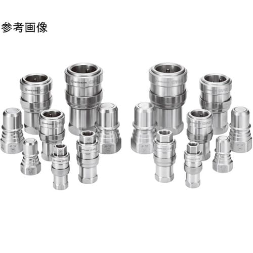 ゼロスピルカプラ(プラグ)ステンレス鋼