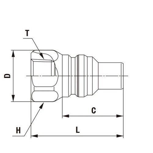 HSUカプラ(プラグ)ステンレス鋼 HN