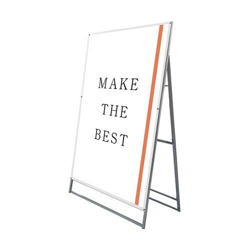 ポスター用スタンド看板 B0片面ホワイト