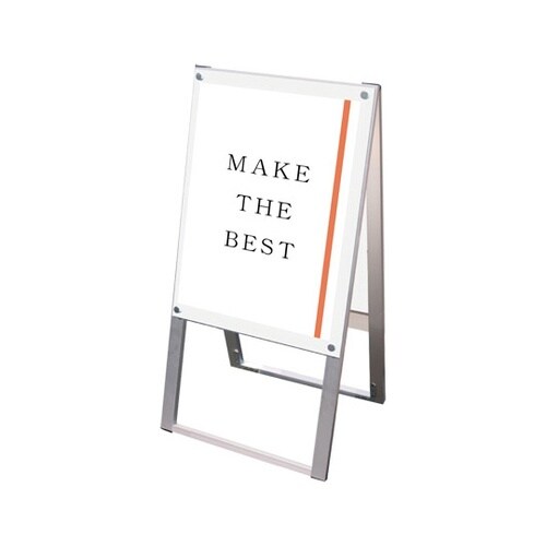 ポスター用スタンド看板 A2両面ホワイト