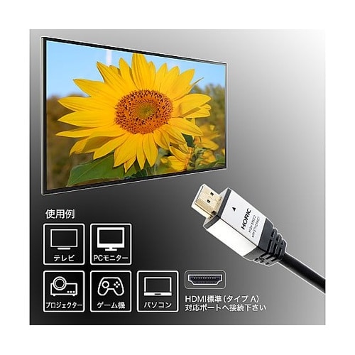 HDMIケーブル シルバー 10m HD