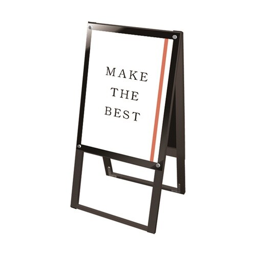 ブラックポスター用スタンド看板 A2両面