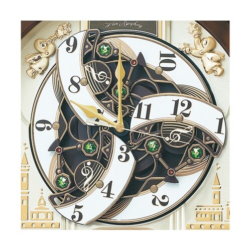 電波からくり時計 443×405×98m