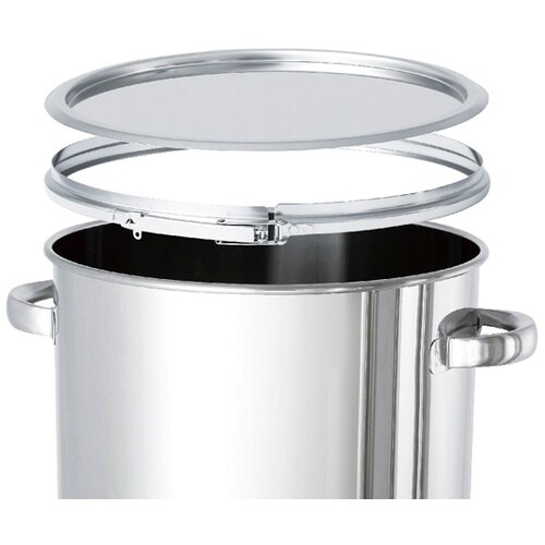 南京錠付ステンレス密閉容器 50L CT