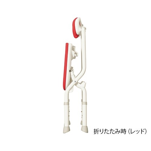 折りたたみシャワーベンチFC(背付)グリ