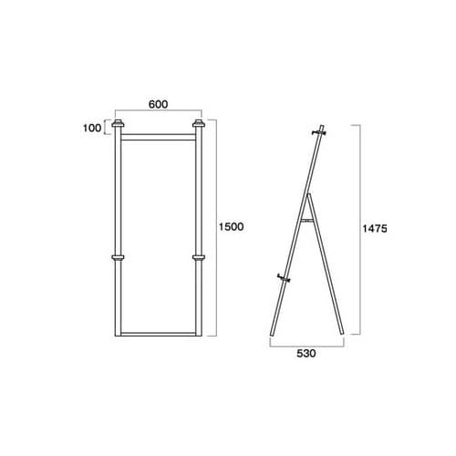 アルミフリーイーゼル 600 A1パネル