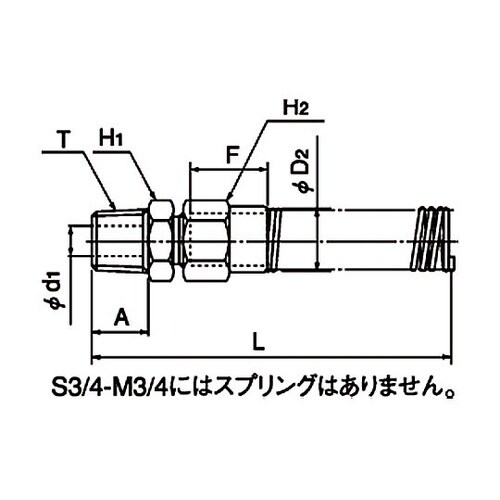 クイックシール接手(ナイロンコイルチュー