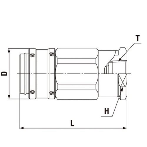350カプラ(ソケット)特殊鋼(ニッケル