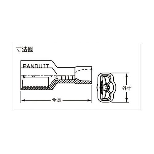 DNF14188FIBC 圧着端子メス型