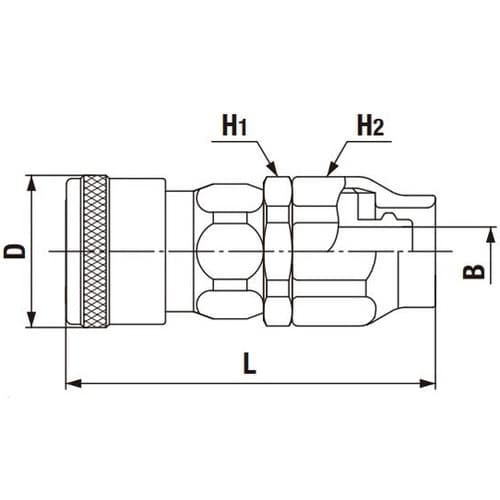 ブレードホース用ハイカプラ(ソケット)真