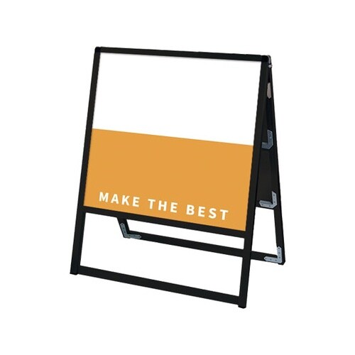 ブラックバリウススタンド看板 アルミ複合