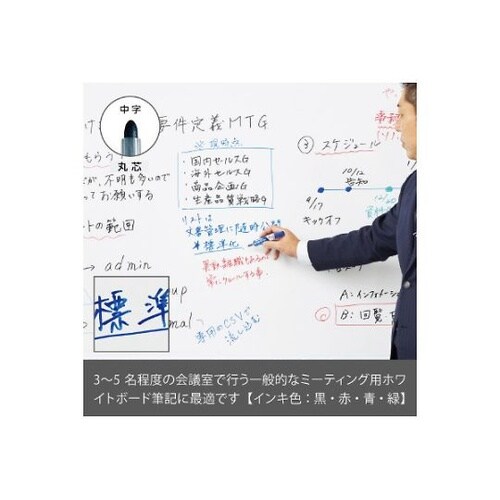 ホワイトボードマーカーノックル 中字丸芯