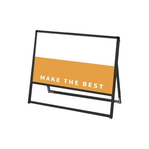 ブラックバリウススタンド看板 アルミ複合