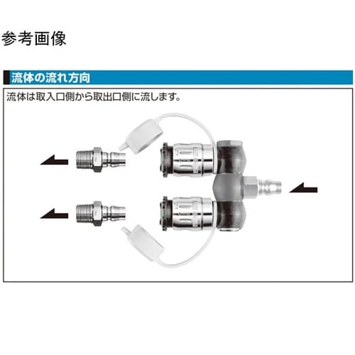 ロータリー式フルブローラインカプラ 2分