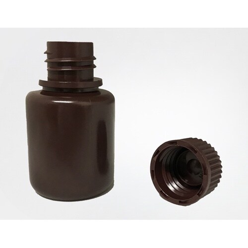 細口試薬ボトル(HDPE 褐色) 30m