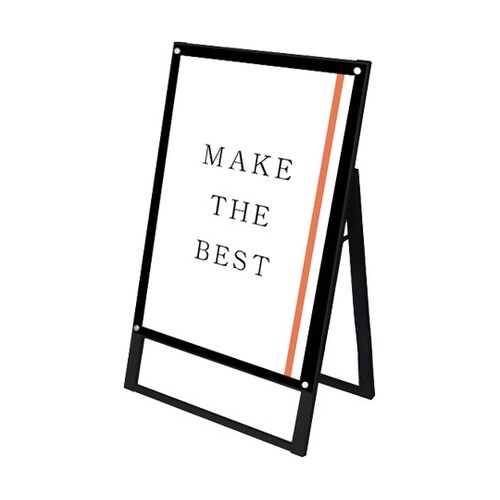 ブラックポスター用スタンド看板マグネジ