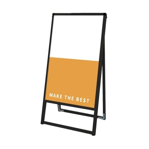 ブラックバリウススタンド看板 アルミ複合