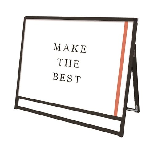 ブラックバリウススタンド看板 アクリル