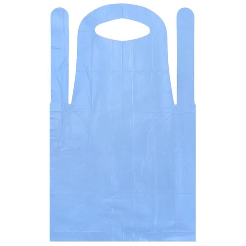 プラスチックエプロンブルー 1ケース(5