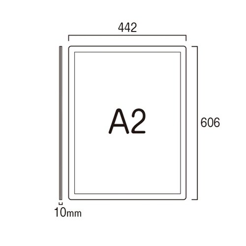 エコポケットパネルA2ホワイト EPPA