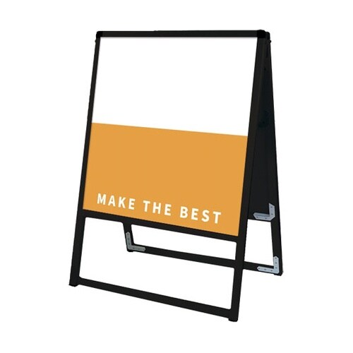 ブラックバリウススタンド看板 アルミ複合