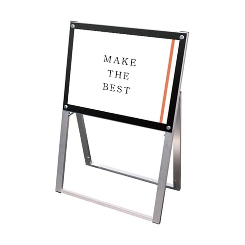 ポスター用スタンド看板 A2横片面ブラッ
