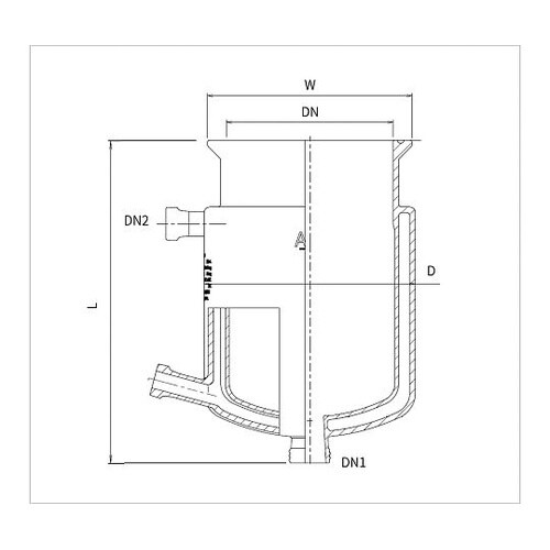 二重管反応容器5000mL 5712−5