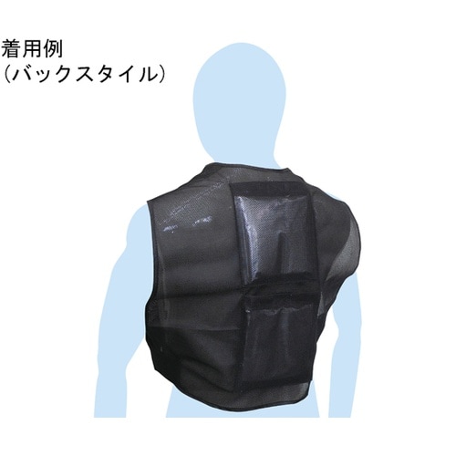 BR−586 ショート丈メッシュベスト