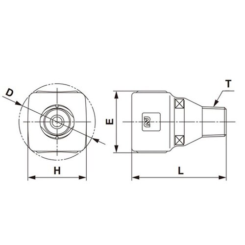 キューブカプラ(ソケット)POM(ポリア