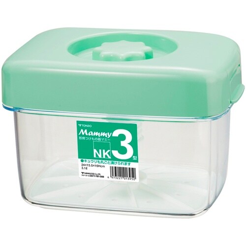 即席つけもの器 3.1L 角型 マミー