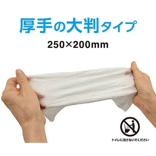 お肌にやさしいウェットタオル(厚手・大判