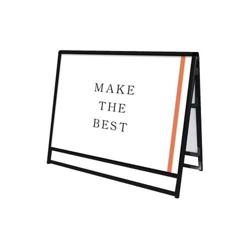 ブラックバリウススタンド看板 アクリル