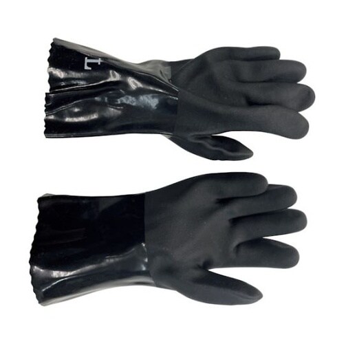 耐油シームレスブラック 3双組 L No