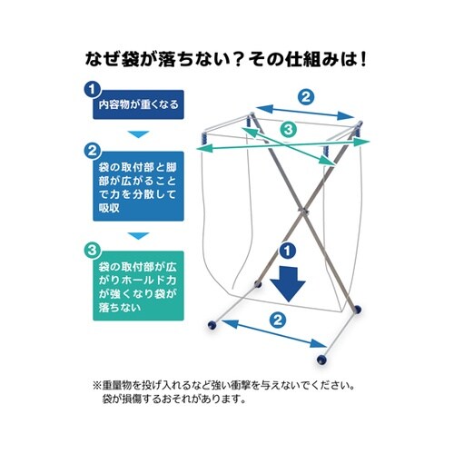 MPF金検クロスハンガー(ゴミ箱) 41