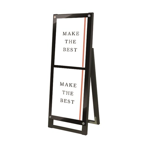 ブラックポスター用スタンド看板 A3縦縦