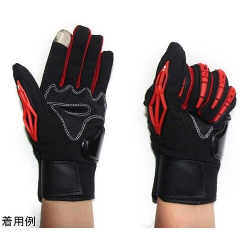 バイク用グローブ スマホ操作対応 M レ
