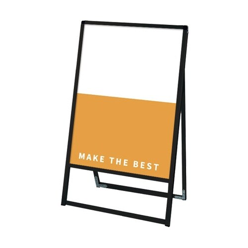 ブラックバリウススタンド看板 アルミ複合