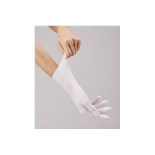 衛生的に取り出せるニトリル手袋 粉無 白